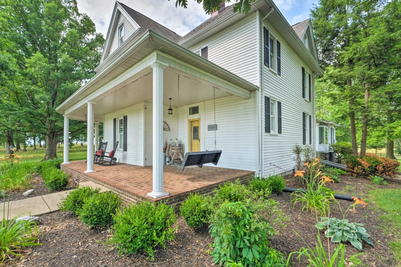 Lush, Modern Farmhouse With Mtn Views And Sunroom Edinburg Exterior foto