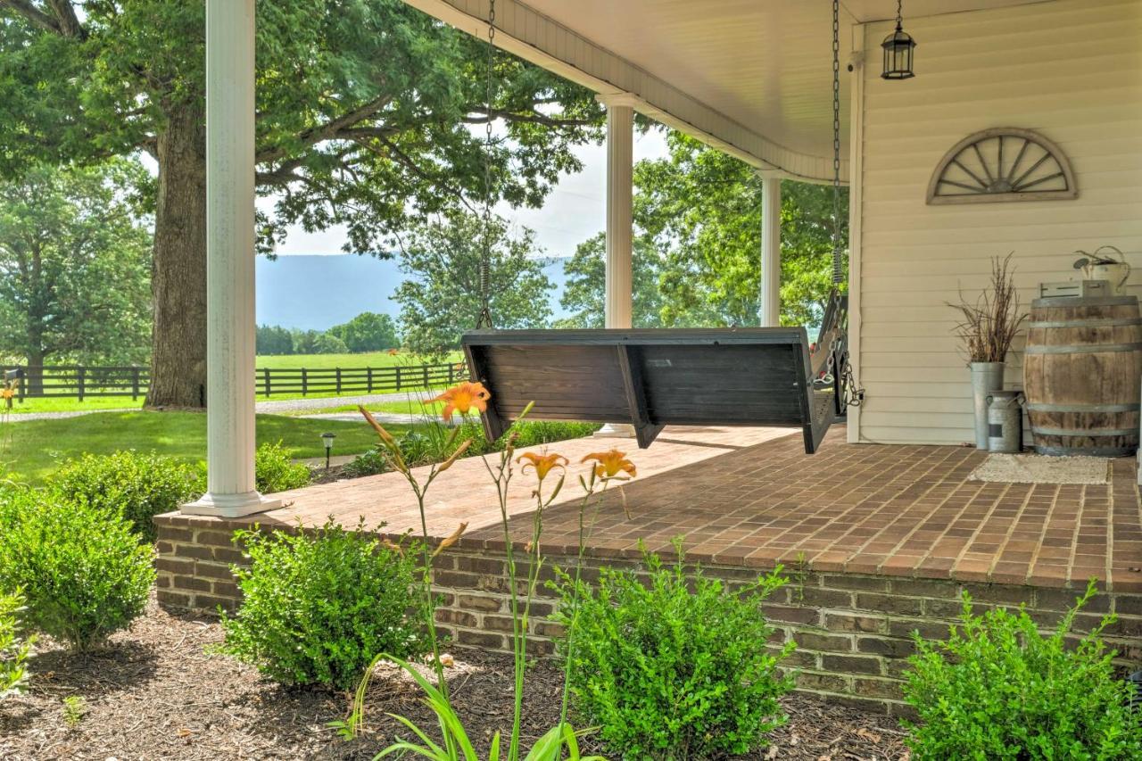Lush, Modern Farmhouse With Mtn Views And Sunroom Edinburg Exterior foto
