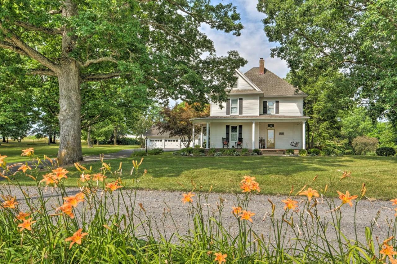 Lush, Modern Farmhouse With Mtn Views And Sunroom Edinburg Exterior foto