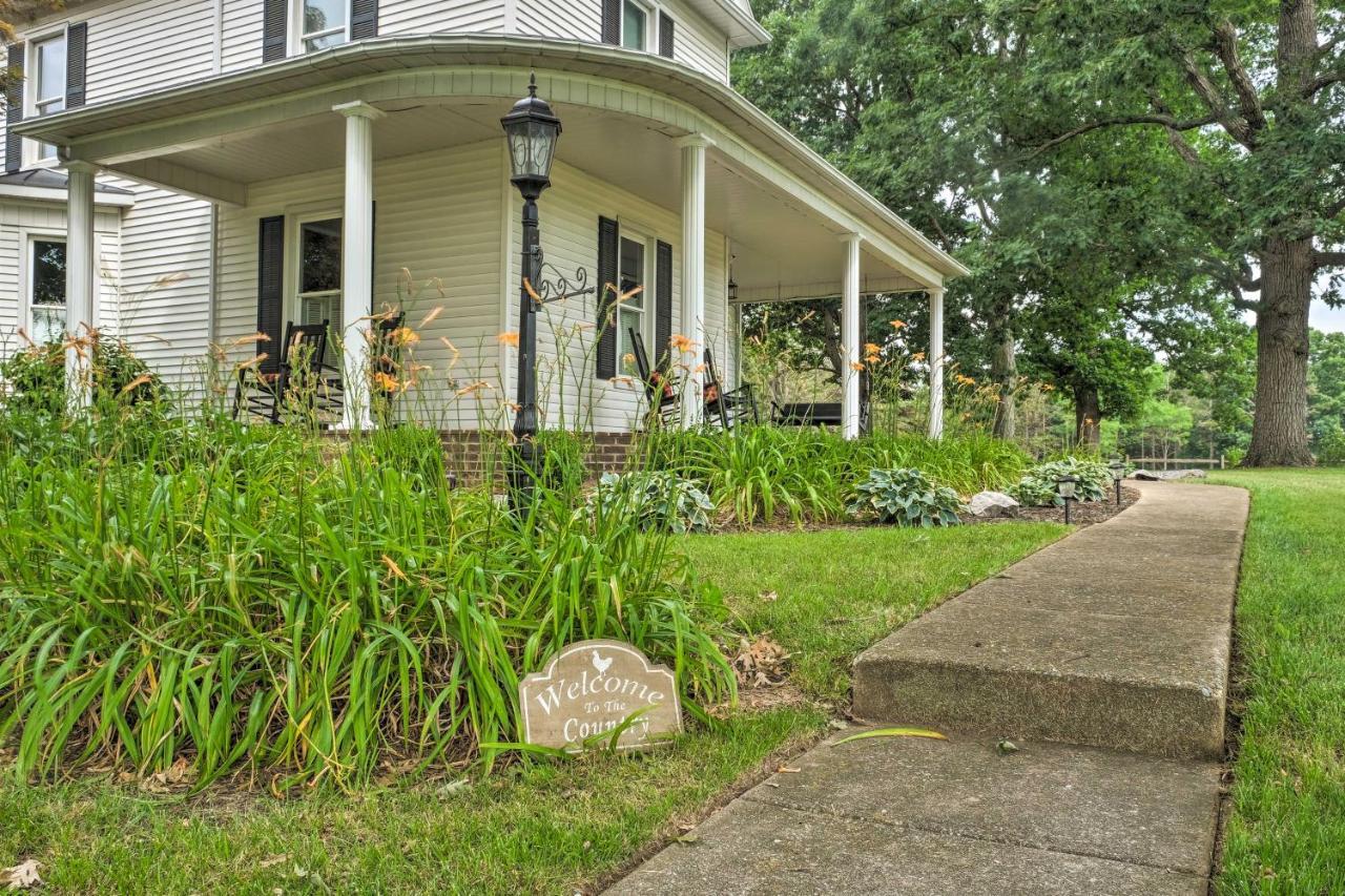 Lush, Modern Farmhouse With Mtn Views And Sunroom Edinburg Exterior foto